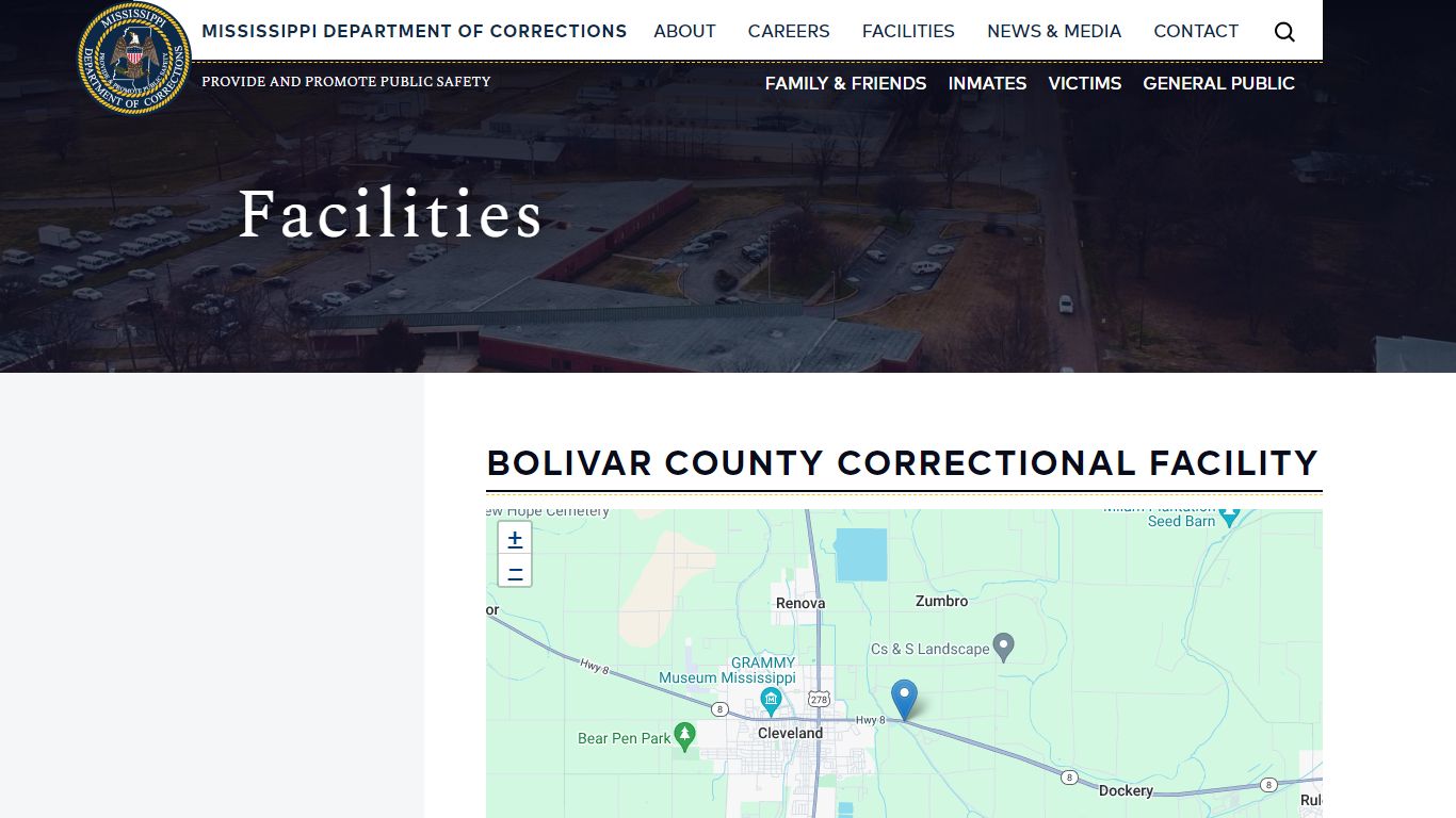 Bolivar County Correctional Facility | Mississippi Department of ...